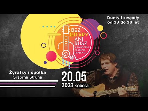 4. HFPBGAR 2023 - "Żyrafsy i spółka" - SREBRNA STRUNA w kategorii Duety i Zespoły - od 13 do 18 lat.