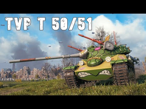 World of Tanks TVP T 50/51 - 3 Kills 9,8K Damage
