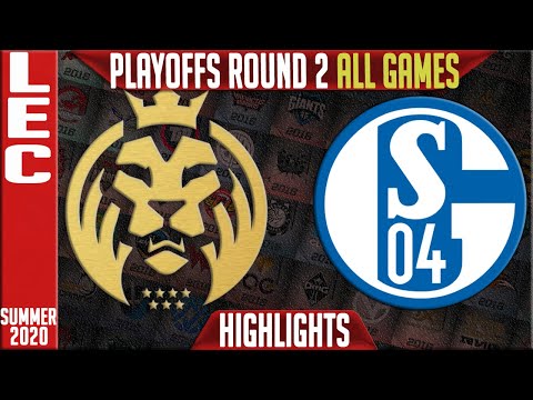 MAD vs S04 Highlights ALL GAMES | LEC Playoffs Summer 2020 Round 2 | MAD Lions vs Schalke 04