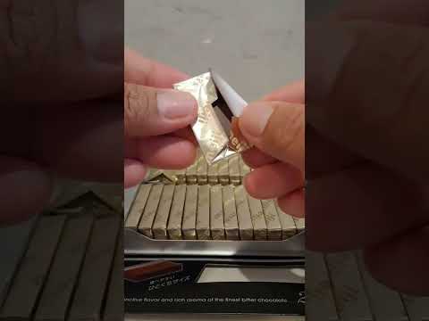 Meiji Black Chocolate #asmr #shorts #viral