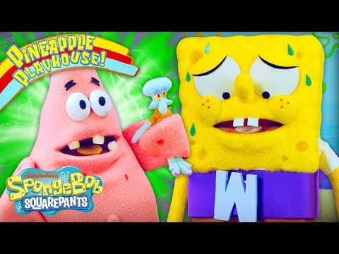 スポンジ・ボブがWUMBOの力をIRLで使う!Ⓜ️｜パペットで『人魚姫とフジツボ少年IV』! (SpongeBob Uses the Power of WUMBO IRL! Ⓜ️ | "Mermaid Man and Barnacle Boy IV" with Puppets!)