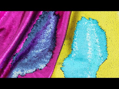 [OneYard] Reversible 5mm Sequin Fabric by the Yard 30019