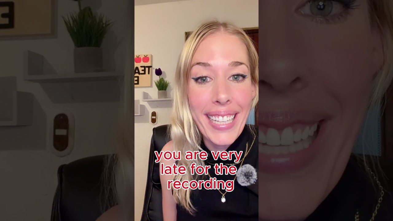 AM I LATE?! 🏃‍♂️💨 Better late than never! #Shorts #English