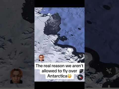 The real reason we aren’t allowed to fly over Antarctica😳 #shorts