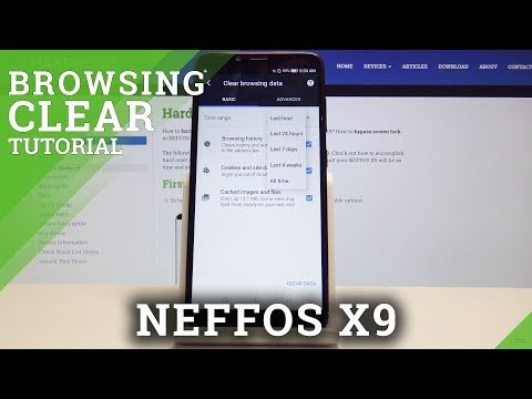 How to Reset Browsing History in NEFFOS X9 - Clear Browsing Data