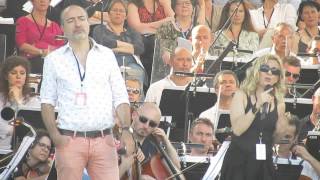 Dessay & Naouri rehearse Les Parapluies de Cherbourg - Le Concert de Paris 2014