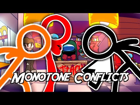 FNF Monotone Conflicts but TDL & TSC vs TCO & Alan sings it