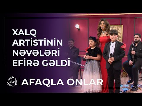 Xalq artistinə nəvələrindən canlı efirdə ŞOK SÜRPRİZ