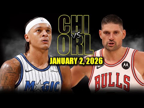 Orlando Magic vs Chicago Bulls Full Game Highlights – January 2, 2026 | NBA Season