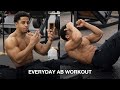 AB WORKOUT I DID EVERY DAY [AT HOME OR GYM]