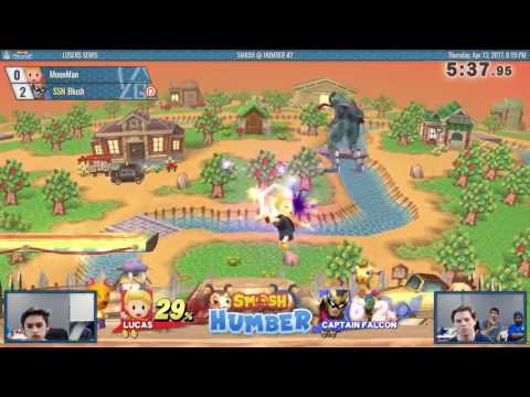 Smash @ Humber 2 - SSN Blush (Falcon) vs MoonMan (Fox, Lucas) - Smash 4 LSF