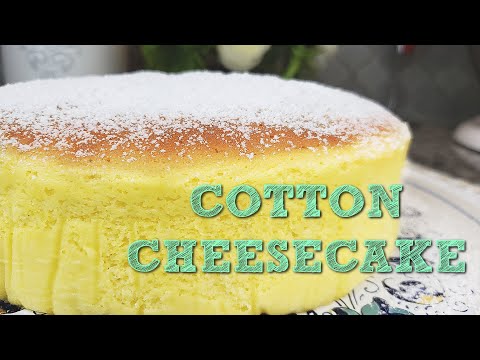 FLUFFY COTTON CHEESECAKE | How To Make Japanese Cotton Cheesecake EASY