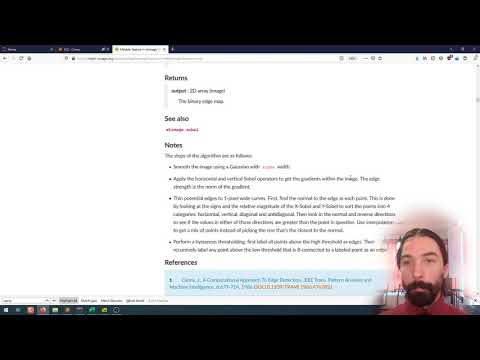 Image processing (22) | Image Filtering | Edge detection with the Canny algorithm