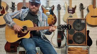 Video thumbnail for EPIPHONE AJ 210-CE - electro-acoustic guitar - sound test - Acus by MGM Music