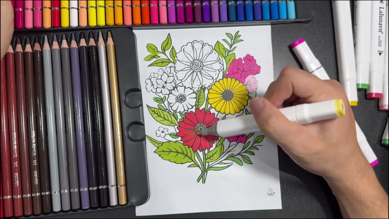 Flower Coloring Pages | Flower coloring pages instructions