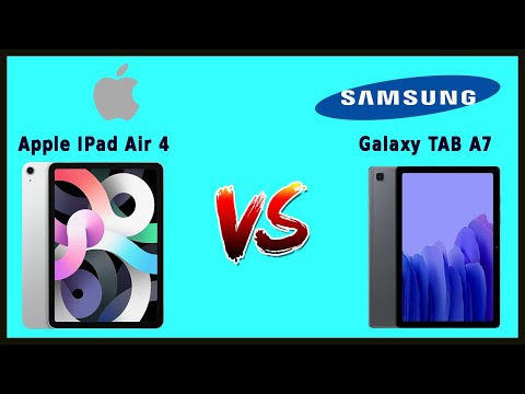 Apple IPad Air 4 2020 vs Samsung Galaxy Tab A7 2020 / What is the best