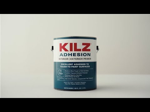 KILZ® Adhesion Primer: Paint on Tough-to-Adhere Surfaces