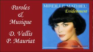 Kadr z teledysku Évidemment tekst piosenki Mireille Mathieu