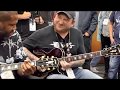 Josh Smith Kirk Fletcher Ariel Posen Crosscut Saw Jam Collings Guitars Booth NAMM 2019