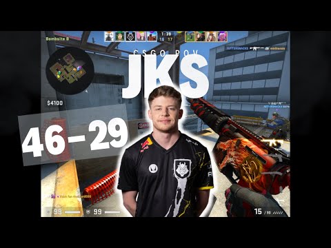 CSGO POV | jks 46K POV w/SPUNJ/JustHarry Vertigo | FACEIT Ranked | June 15, 2023