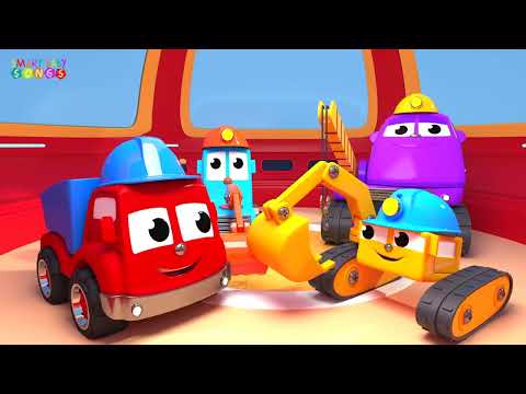 FRIENDS ON WHEELS EP 55 - CONSTRUCTION JUNIOR ENGINEERS BUILD A CHINESE GARDEN