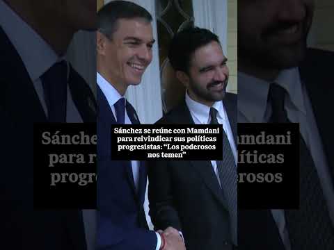 ✊🗽 Pedro Sánchez y Zohran Mamdani en Nueva York