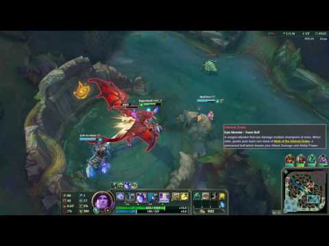 Tristana and Taric vs Vayne and Amumu bot gameplay