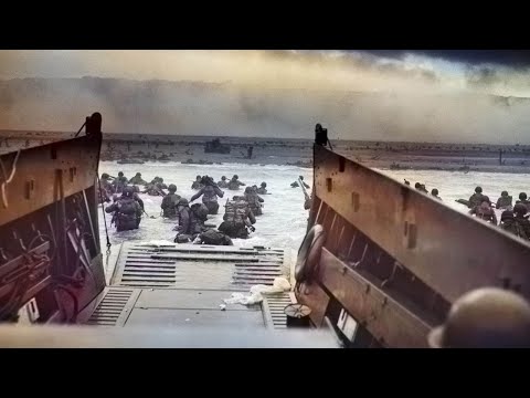 WW2 HD Colorization: The Normandy Landings