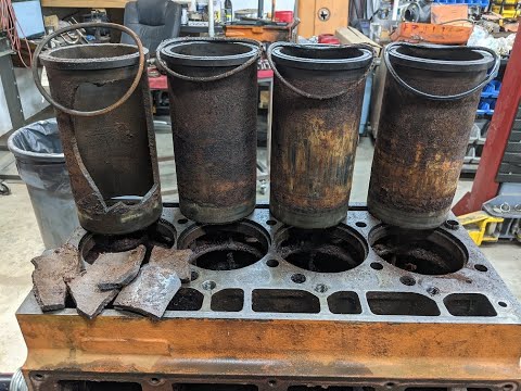 Case Tractor Engine teardown Part 1