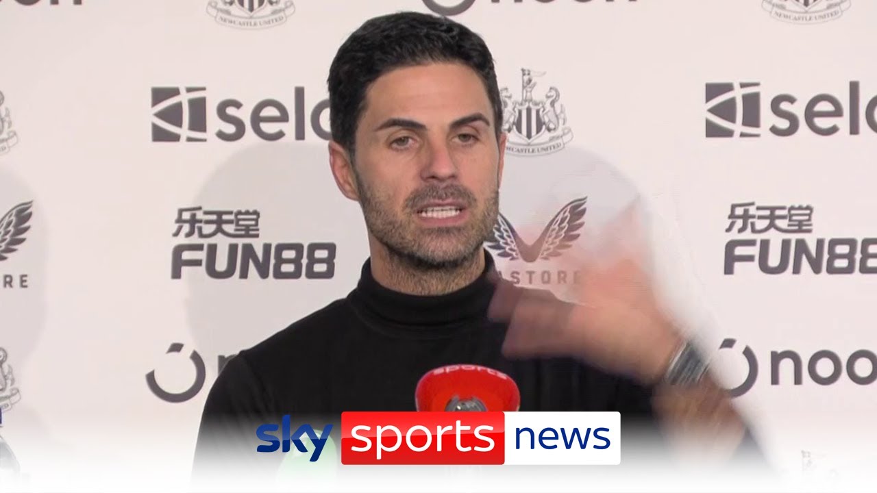 "It's an absolute disgrace!!" - Mikel Arteta fumes at result after Newcastle goal stands