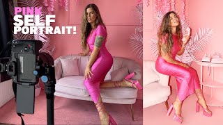 Pink Self Portrait Photoshoot! Canon R8 + 24-105mm