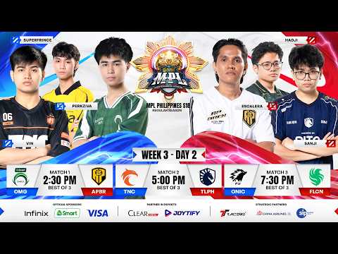 🔴 LIVE | MPL PH S18 | FILIPINO - Week 3 Day 2