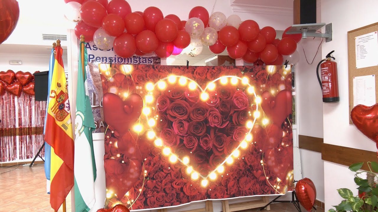 Día de los enamorados en la Asociación de Pensionistas “La Alegría” de Sabinillas