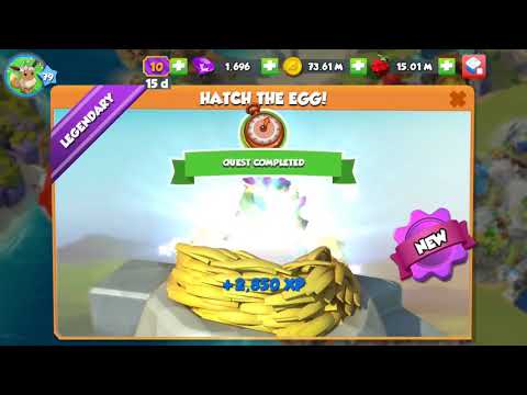 Hatching the LEGENDARY BRIAR DRAGON + unlocking first element - Dragon Mania Legends