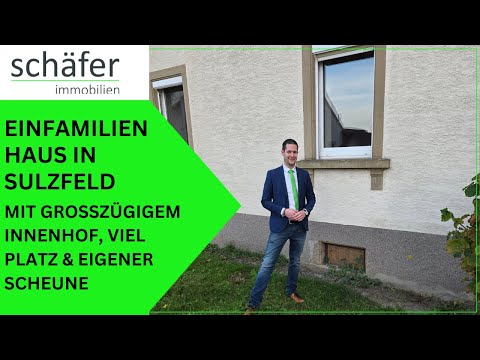 EINFAMILIENHAUS IN SULZFELD MIT GROSSEM INNENHOF, SCHEUNE & VIEL PLATZ | schäfer Immobilien Eppingen