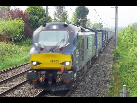 DRS 88007 - 4S43 'Tesco Express', Euxton Balshaw Lane Station 15/05/18.