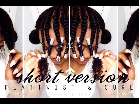 THE BEST FLAT TWIST OUT TUTORIAL ft Camille Rose Naturals | Yolanda Renee