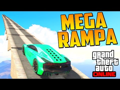 MEGA RAMPA SÚPER LARGA!! - Gameplay GTA 5 Online Funny Moments