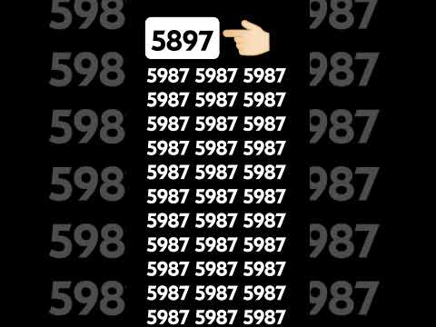 find the number 5897 #puzzle #geniusmindset #maths #mathstricks #iqtest #mathpuzzle #numbergame