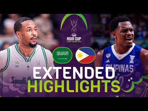 Saudi Arabia 🇸🇦 vs Philippines 🇵🇭 | Extended Highlights | FIBA Asia Cup 2025
