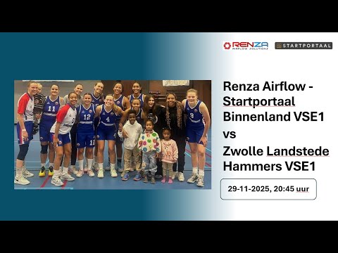 Renza Airflow - Startportaal Binnenland VSE1 vs Zwolle Landstede Hammers VSE1
