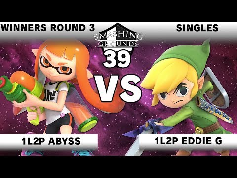 Smashing Grounds 39 Winners Round 3 - 1L2P Abyss (Inkling) VS 1L2P Eddie G (Young Link)