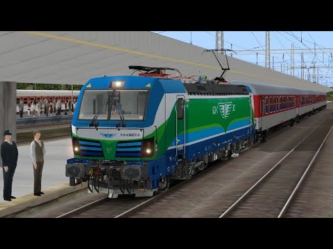 Trainz 12: With fast train between Sofia and Plovdiv with locomotive Siemens Smartron 80 037