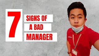 7 Signs of  a Bad Manager! 7  Way to make an Employee quit