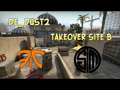 CS:GO Tactics de_dust2 Takeover site B (Fnatic vs TSM)