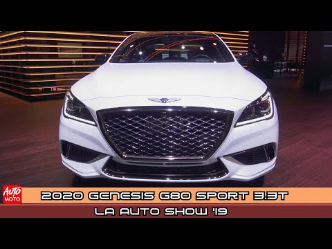 2020 Genesis G80 Sport 3.3T - Exterior And Interior - LA Auto Show 2019