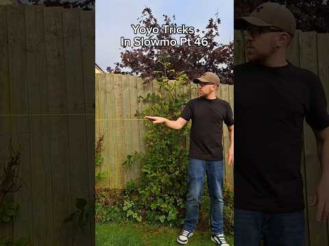 Yoyo Tricks In Slowmo Pt 46 - One Handed Laceration Bind #yoyo #slowmotion #yoyotricks