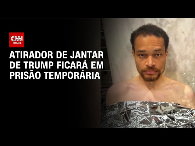 Atirador de jantar de Trump deve ficar em prisão temporária | CNN 360º