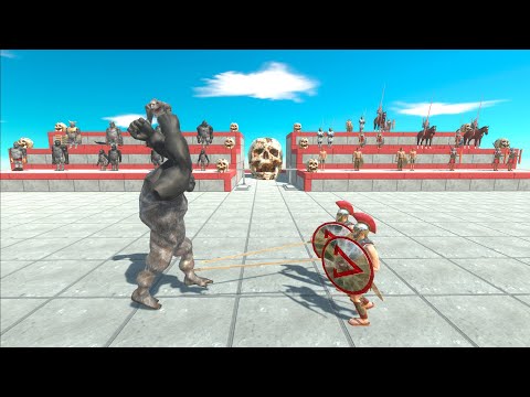 Primates vs Ancient Army on Tournament in Animal Revolt Battle Simulator