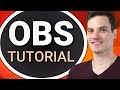 How To Use OBS For Screen Recording Or Streaming Beginner Tutorial